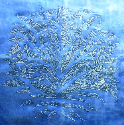 LISTY - VÝŠIVKA - NEZNÁMÝ AUTOR