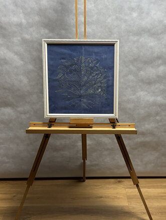 LISTY - VÝŠIVKA - NEZNÁMÝ AUTOR