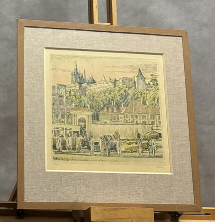 POHLED NA MALOSTRANSKOU A PRAŽSKÝ HRAD V PRAZE - LOKVENC VÁCLAV