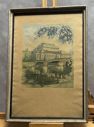 PRAHA NÁRODNÍ DIVADLO - MAYER MEYER JOSEF SOUČEK VÁCLAV