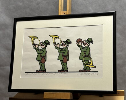 MYSLIVCI SLAVNOSTNÍ FANFÁRA - NEPRAKTA WINTER JIŘÍ