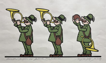 MYSLIVCI SLAVNOSTNÍ FANFÁRA - NEPRAKTA WINTER JIŘÍ