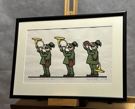 MYSLIVCI SLAVNOSTNÍ FANFÁRA - NEPRAKTA WINTER JIŘÍ