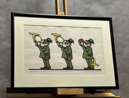 MYSLIVCI SLAVNOSTNÍ FANFÁRA - NEPRAKTA WINTER JIŘÍ