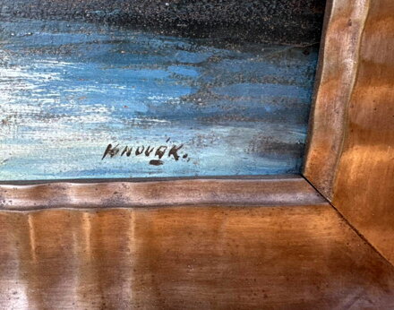 PRAHA PRAŽSKÝ HRAD V NOCI - NOVÁK KAREL