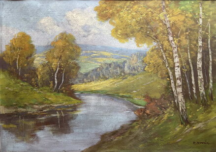 ZAČÁTEK PODZIMU U ŘEKY - NOVÁK VLÁĎA VLADIMÍR