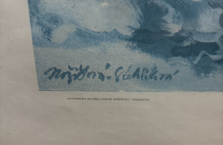 STROMY - REPRODUKCE - NOŽIČKOVÁ STEHLÍKOVÁ DANUŠE