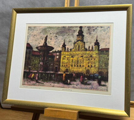 NÁMĚSTÍ V ČESKÝCH BUDĚJOVICÍCH - OBERTHOR KAREL