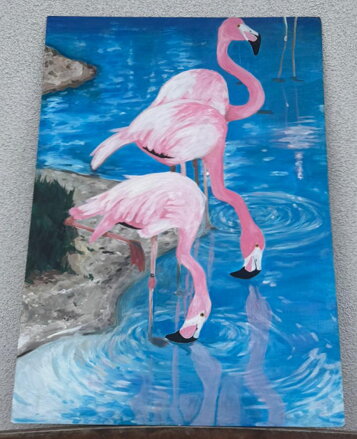 PLAMEŇÁCI - RŮŽOVÉ ZRCADLENÍ - NEZNÁMÝ AUTOR