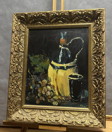 ZÁTIŠÍ S VÍNEM - POKORNÝ JAN