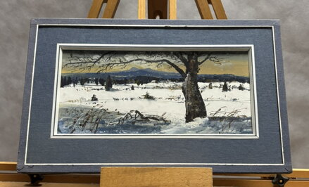 OSTRÝ, PRSA MATKY BOŽÍ ZIMNÍ POHLED - POLATA KAREL