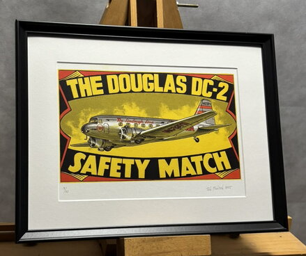 SAFETY MATCH DOUGLAS DC-2 - PTÁČEK PETR