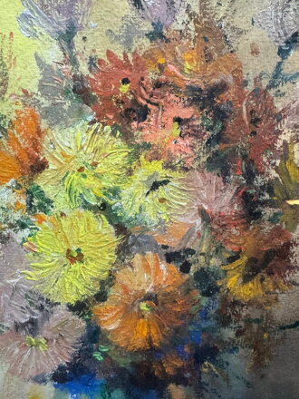 BOHATÁ KYTICE V MODRÉ VÁZE - RABIŇÁK