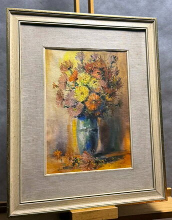 BOHATÁ KYTICE V MODRÉ VÁZE - RABIŇÁK