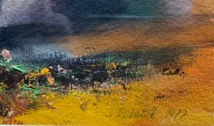 BOHATÁ KYTICE V MODRÉ VÁZE - RABIŇÁK