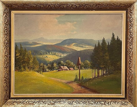 POHLED NA LETNÍ BESKYDY - RASZKA RAŠKA PAVEL VLADIMÍR JOSEF JÓZEF