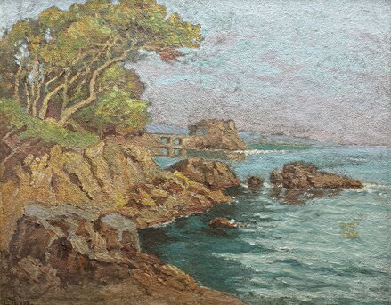 POBŘEŽÍ U LA TOUR FONDUE NA POLOOSTROVĚ GIENS VE FRANCII - SCHUBERTOVÁ