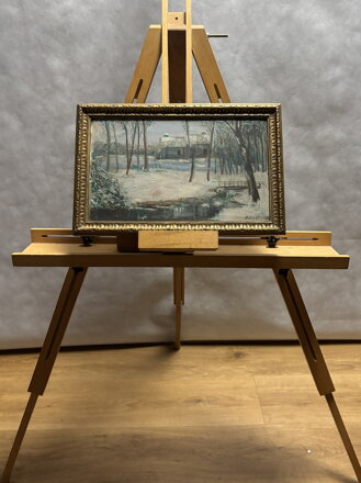 ZIMA U POTOKA ZA VSÍ - SEDLÁČEK