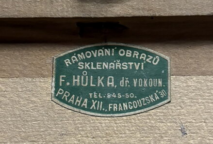 ZIMA U POTOKA ZA VSÍ - SEDLÁČEK