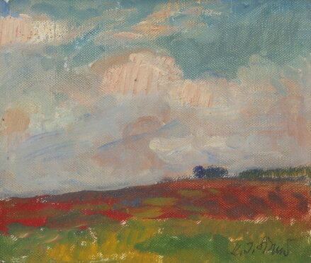 KRAJINNÁ BAREVNÁ STUDIE - SIGMUND KAREL JAN