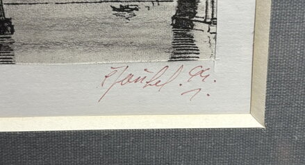 MALOSTRANSKÁ MOSTECKÁ VĚŽ A ČÁST KARLOVA MOSTU V PRAZE - ŠPAŇHEL