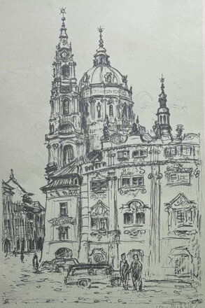 CHRÁM SVATÉHO MIKULÁŠE V PRAZE NA MALÉ STRANĚ - STEHLÍK KAREL