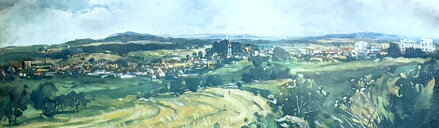 MILEVSKO ČI PÍSEK V KRAJINĚ - REPRODUKCE - STEHLÍK KAREL