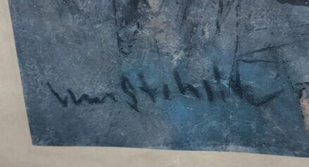 MILEVSKO PODLED Z PŘÍRODY ZA MĚSTEM - REPRODUKCE - STEHLÍK KAREL