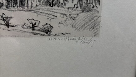 POHLED NA MILEVSKO S KLÁŠTEREM - STEHLÍK KAREL