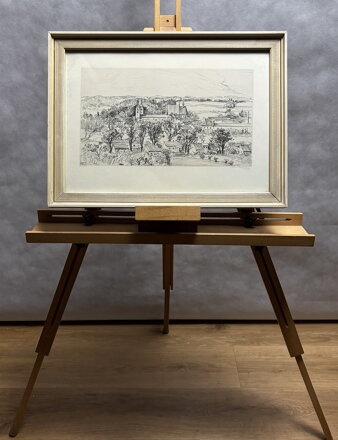 POHLED NA MILEVSKO S KLÁŠTEREM - STEHLÍK KAREL