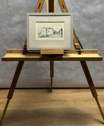 PORTÁL U HRADU ČI ZŘÍCENINY - STEHLÍK KAREL