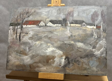 ZIMA ZA VESNICÍ - ŠUSTR ANTONÍN