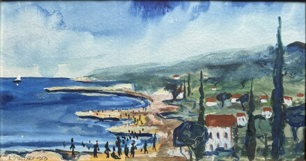 PŘED DEŠTĚM U LIGURSKÉHO MOŘE - ŠVADLENKA BOHUSLAV