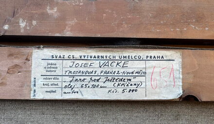 JARO POD JEŠTĚDEM - VACKE JOSEF