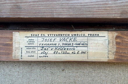 ŽNĚ V KŘIŽANECH - VACKE JOSEF