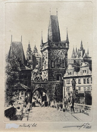 PRAHA MALOSTRANSKÉ MOSTECKÉ VĚŽE II. - VAIC JOSEF