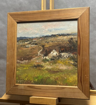 CESTA DO VESNIČKY V LETNÍ KRAJINĚ IMPRESE - VONDRÁČEK JOSEF