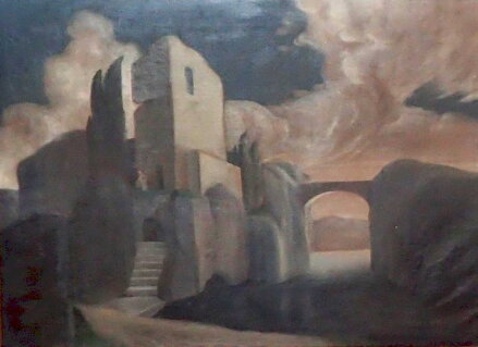 ZŘÍCENINA S ARKÁDOU - NEZNÁMÝ AUTOR