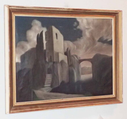 ZŘÍCENINA S ARKÁDOU - NEZNÁMÝ AUTOR