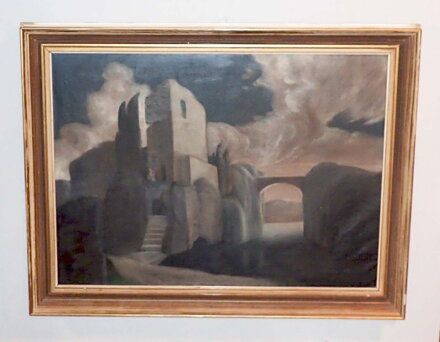 ZŘÍCENINA S ARKÁDOU - NEZNÁMÝ AUTOR