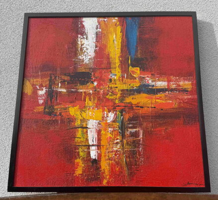 ABSTRAKTNÍ EXPRESIONISTICKÁ MALBA - SIGNOVÁN