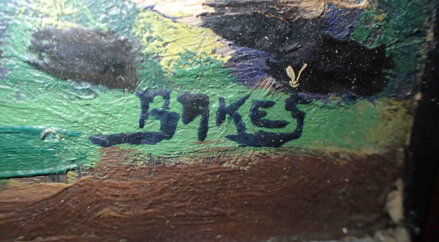 MALEBNÁ VES S KOSTELÍKEM - BAKEŠ