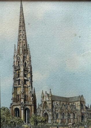 BASILIKA SAINT-MICHEL BORDEAUX - NEZNÁMÝ AUTOR