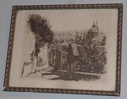 ZÁMECKÉ SCHODY NA PRAŽSKÝ HRAD - BAUER JIŘÍ JOSEF