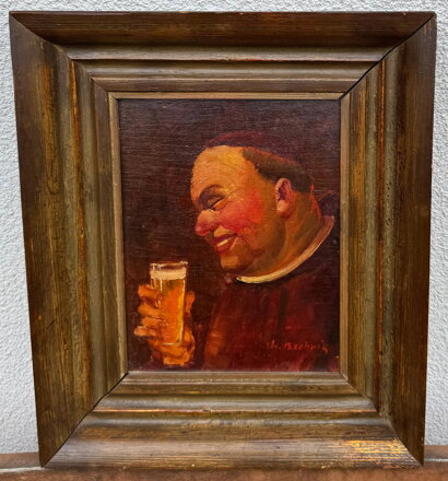 MNICH SE SKLENKOU - BECHNÍK THEODOR