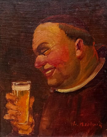 MNICH SE SKLENKOU - BECHNÍK THEODOR