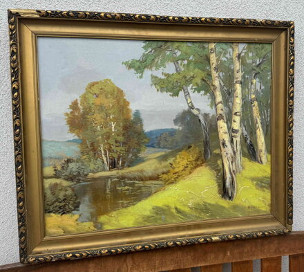 BŘÍZY NA SVAHU U RYBNÍKA - BERGHAUER HORYNA BOHUMIL