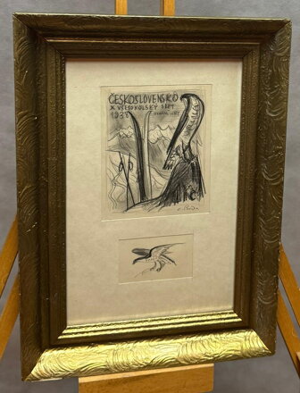 VŠESOKOLSKÝ SLET 1938 ZIMNÍ HRY - BOUDA CYRIL