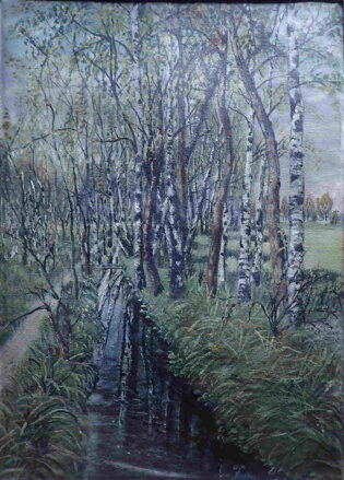 BŘÍZKY U POTOKA - SIGNOVÁN