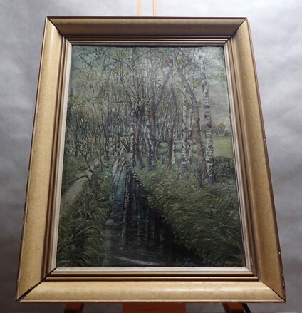 BŘÍZKY U POTOKA - SIGNOVÁN